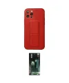 ieg™ iPhone 12 Pro Kılıf Akış Doku - Siyah 360 Mat Full Body Arka Koruyucu