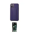 ieg™ iPhone 12 Pro Kılıf Akış Doku - Siyah 360 Mat Full Body Arka Koruyucu