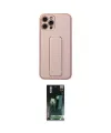 ieg™ iPhone 12 Pro Kılıf Akış Doku - Siyah 360 Mat Full Body Arka Koruyucu