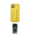 ieg™ iPhone 12 Pro Kılıf Akış Doku - Siyah 360 Mat Full Body Arka Koruyucu
