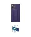 ieg™ iPhone 12 Pro Kılıf Akış Doku - Siyah 3D Antistatik Cam Ekran Koruyucu