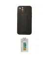 ieg™ iPhone 12 Pro Kılıf Akış Doku - Siyah Polymer Nano Ekran Koruyucu