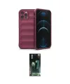 ieg™ iPhone 12 Pro Kılıf Atlas Koleksiyonu - Şeffaf 360 Full Body Arka Koruyucu