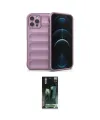 ieg™ iPhone 12 Pro Kılıf Atlas Koleksiyonu - Şeffaf 360 Full Body Arka Koruyucu