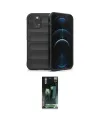 ieg™ iPhone 12 Pro Kılıf Atlas Koleksiyonu - Şeffaf 360 Full Body Arka Koruyucu