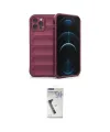 ieg™ iPhone 12 Pro Kılıf Atlas Koleksiyonu - Şeffaf Uv Polymer Nano Ekran Koruyucu
