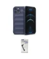 ieg™ iPhone 12 Pro Kılıf Atlas Koleksiyonu - Şeffaf Uv Polymer Nano Ekran Koruyucu