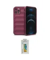 ieg™ iPhone 12 Pro Kılıf Atlas Koleksiyonu - Siyah Polymer Nano Ekran Koruyucu