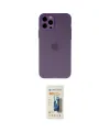 ieg™ iPhone 12 Pro Kılıf Atlas Minimal Prime - Siyah 6D Mat Seramik Hayalet Nano Ekran Koruyucu