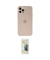 ieg™ iPhone 12 Pro Kılıf Atlas Minimal Prime - Siyah 6D Mat Seramik Hayalet Nano Ekran Koruyucu