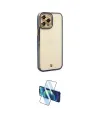 ieg™ iPhone 12 Pro Kılıf Çekirdek Klasik Serisi - Siyah 3D Antistatik Cam Ekran Koruyucu