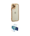 ieg™ iPhone 12 Pro Kılıf Çekirdek Klasik Serisi - Siyah 3D Antistatik Seramik Nano Ekran Koruyucu
