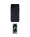 ieg™ iPhone 12 Pro Kılıf Çekirdek Modern Serisi - Siyah 360 Mat Full Body Arka Koruyucu