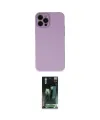 ieg™ iPhone 12 Pro Kılıf Çekirdek Modern Serisi - Siyah 360 Mat Full Body Arka Koruyucu