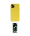 ieg™ iPhone 12 Pro Kılıf Çekirdek Modern Serisi - Siyah 360 Mat Full Body Arka Koruyucu