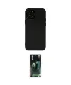 ieg™ iPhone 12 Pro Kılıf Çekirdek Modern Serisi - Siyah 360 Mat Full Body Arka Koruyucu