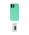 ieg™ iPhone 12 Pro Kılıf Çekirdek Modern Serisi - Siyah 6D Mat Seramik Hayalet Nano Ekran Koruyucu