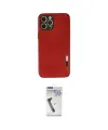 ieg™ iPhone 12 Pro Kılıf Doruk Asil Koleksiyonu - Şeffaf Uv Polymer Nano Ekran Koruyucu