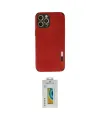 ieg™ iPhone 12 Pro Kılıf Doruk Asil Koleksiyonu - Siyah Polymer Nano Ekran Koruyucu