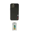 ieg™ iPhone 12 Pro Kılıf Doruk Asil Koleksiyonu - Siyah Polymer Nano Ekran Koruyucu
