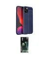ieg™ iPhone 12 Pro Kılıf Doruk Klasik Özel Seri - Şeffaf 360 Full Body Arka Koruyucu