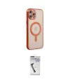 ieg™ iPhone 12 Pro Kılıf Doruk Minimal - Şeffaf Uv Polymer Nano Ekran Koruyucu
