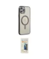 ieg™ iPhone 12 Pro Kılıf Doruk Minimal - Siyah 6D Mat Seramik Hayalet Nano Ekran Koruyucu