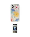 ieg™ iPhone 12 Pro Kılıf Eksen Asil Prime - Siyah 34D Hayalet Izgaralı Cam