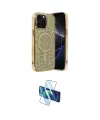ieg™ iPhone 12 Pro Kılıf Eksen Çizgi - Siyah 3D Antistatik Cam Ekran Koruyucu