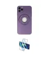 ieg™ iPhone 12 Pro Kılıf Eksen Klasik Prime - Siyah 3D Antistatik Seramik Nano Ekran Koruyucu
