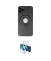 ieg™ iPhone 12 Pro Kılıf Eksen Klasik Prime - Siyah 3D Antistatik Seramik Nano Ekran Koruyucu