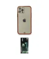 ieg™ iPhone 12 Pro Kılıf Eksen Minimal Koleksiyonu - Siyah 360 Mat Full Body Arka Koruyucu