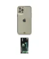 ieg™ iPhone 12 Pro Kılıf Eksen Minimal Koleksiyonu - Siyah 360 Mat Full Body Arka Koruyucu