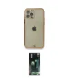 ieg™ iPhone 12 Pro Kılıf Eksen Minimal Koleksiyonu - Siyah 360 Mat Full Body Arka Koruyucu