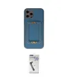 ieg™ iPhone 12 Pro Kılıf Kozmos Minimal Prime - Şeffaf Uv Polymer Nano Ekran Koruyucu