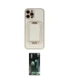 ieg™ iPhone 12 Pro Kılıf Kozmos Minimal Prime - Siyah 360 Mat Full Body Arka Koruyucu