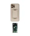 ieg™ iPhone 12 Pro Kılıf Kozmos Minimal Prime - Siyah 360 Mat Full Body Arka Koruyucu