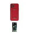 ieg™ iPhone 12 Pro Kılıf Kozmos Minimal Prime - Siyah 360 Mat Full Body Arka Koruyucu