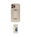 ieg™ iPhone 12 Pro Kılıf Kozmos Minimal Prime - Siyah 6D Mat Seramik Hayalet Nano Ekran Koruyucu
