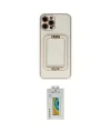 ieg™ iPhone 12 Pro Kılıf Kozmos Minimal Prime - Siyah Polymer Nano Ekran Koruyucu