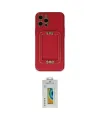 ieg™ iPhone 12 Pro Kılıf Kozmos Minimal Prime - Siyah Polymer Nano Ekran Koruyucu