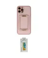 ieg™ iPhone 12 Pro Kılıf Kozmos Minimal Prime - Siyah Polymer Nano Ekran Koruyucu