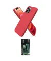 ieg™ iPhone 12 Pro Kılıf Kozmos Yansıma Özel Seri - Şeffaf 360 Full Body Arka Koruyucu