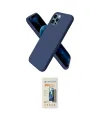 ieg™ iPhone 12 Pro Kılıf Kozmos Yansıma Özel Seri - Siyah 6D Mat Seramik Hayalet Nano Ekran Koruyucu