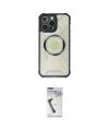 ieg™ iPhone 12 Pro Kılıf Kutup Modern - Şeffaf Uv Polymer Nano Ekran Koruyucu