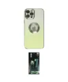 ieg™ iPhone 12 Pro Kılıf Kutup Yansıma Özel Seri - Şeffaf 360 Full Body Arka Koruyucu