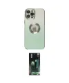 ieg™ iPhone 12 Pro Kılıf Kutup Yansıma Özel Seri - Siyah 360 Mat Full Body Arka Koruyucu