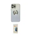 ieg™ iPhone 12 Pro Kılıf Kutup Yansıma Özel Seri - Siyah 6D Mat Seramik Hayalet Nano Ekran Koruyucu