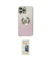ieg™ iPhone 12 Pro Kılıf Kutup Yansıma Özel Seri - Siyah 6D Mat Seramik Hayalet Nano Ekran Koruyucu