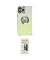 ieg™ iPhone 12 Pro Kılıf Kutup Yansıma Özel Seri - Siyah 6D Mat Seramik Hayalet Nano Ekran Koruyucu